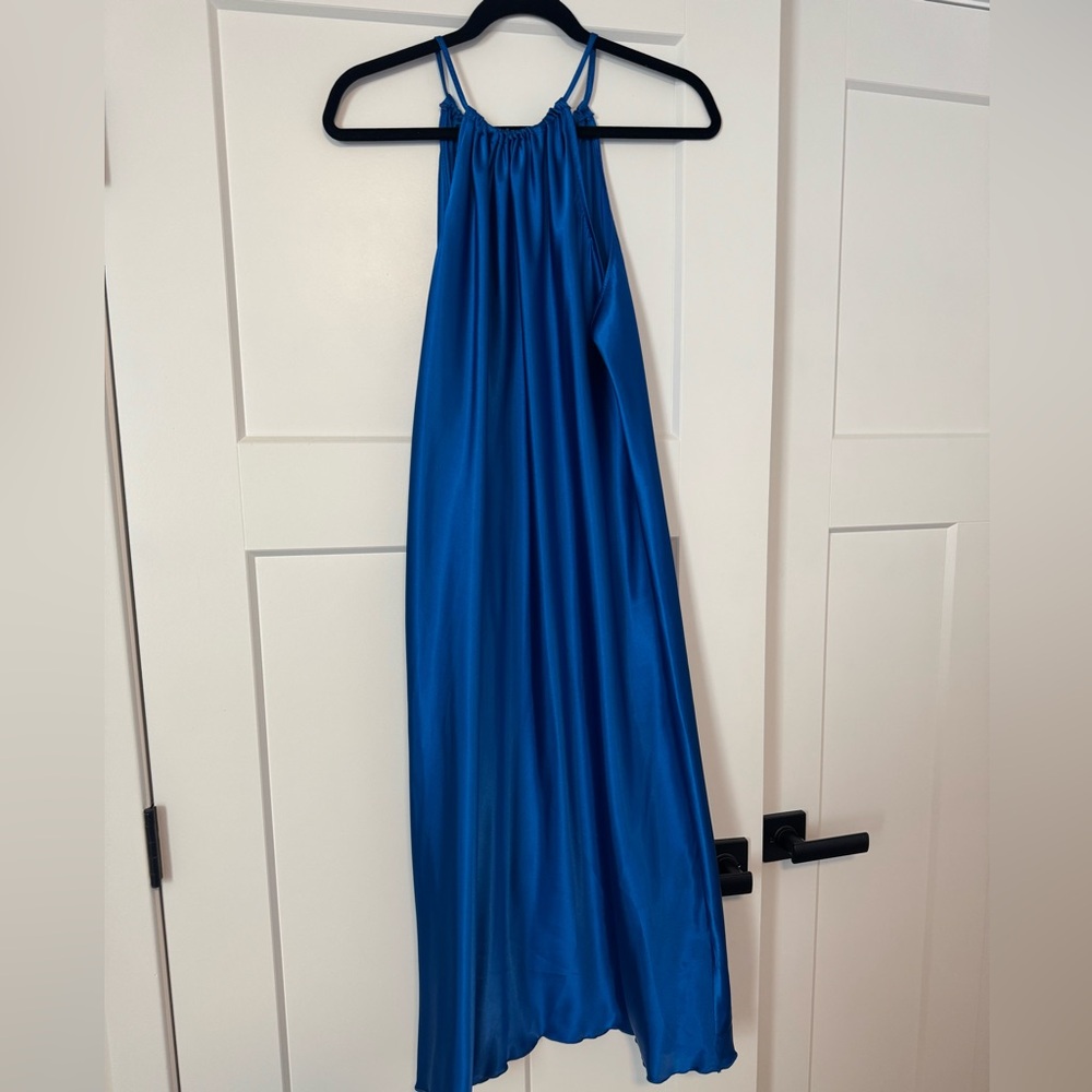 NWT Bebe Midi High Neck Dress